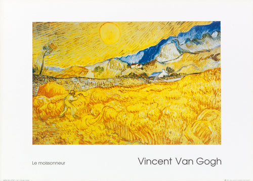Vincent Van Gogh Il Mietitore Kunstdruk 70x50cm | Yourdecoration.nl