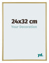 Annecy Kunststof Fotolijst 24x32cm Goud Voorzijde Maat | Yourdecoration.nl