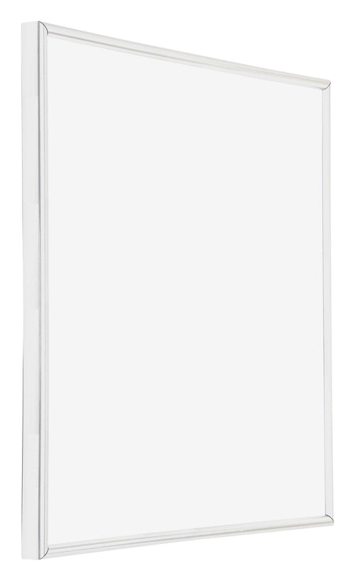 Annecy Kunststof Fotolijst 30x30cm Wit Hoogglans Voorzijde Schuin | Yourdecoration.nl