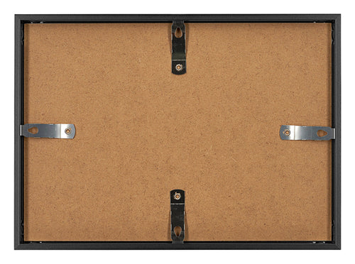 Aurora Aluminium Fotolijst 21x29 7cm A4 set van 2 Zwart Achterzijde Liggend | Yourdecoration.nl