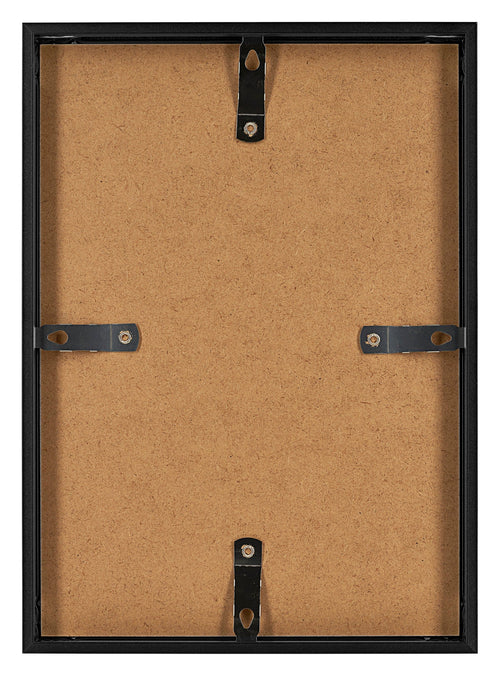 Aurora Aluminium Fotolijst 21x29 7cm A4 set van 2 Zwart Achterzijde | Yourdecoration.nl