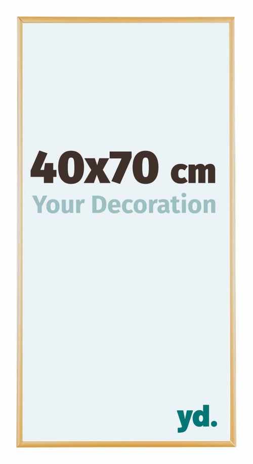 Austin Aluminium Fotolijst 40x70cm Goud Vintage Voorzijde Maat | Yourdecoration.nl