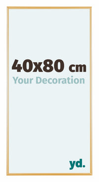 Austin Aluminium Fotolijst 40x80cm Goud Vintage Voorzijde Maat | Yourdecoration.nl