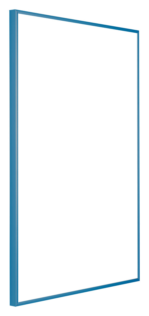 Austin Aluminium Fotolijst 48x68cm Staal Blauw Voorzijde Schuin| Yourdecoration.nl