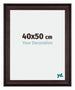 Birmingham Houten Fotolijst 40x50cm Bruin Voorzijde Maat | Yourdeocation.nl