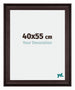 Birmingham Houten Fotolijst 40x55cm Bruin Voorzijde Maat | Yourdeocation.nl