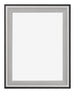 Birmingham Houten Fotolijst 46x61cm Zwart Zilver Gepolijst Voorzijde | Yourdecoration.nl
