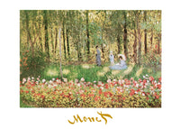Claude Monet  La famille d'artiste Kunstdruk 70x50cm | Yourdecoration.nl