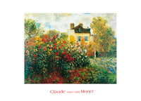 Claude Monet  The Artist's Garden Kunstdruk 70x50cm | Yourdecoration.nl