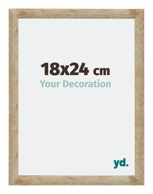 Catania MDF Fotolijst 18x24cm Goud Maat | Yourdecoration.nl
