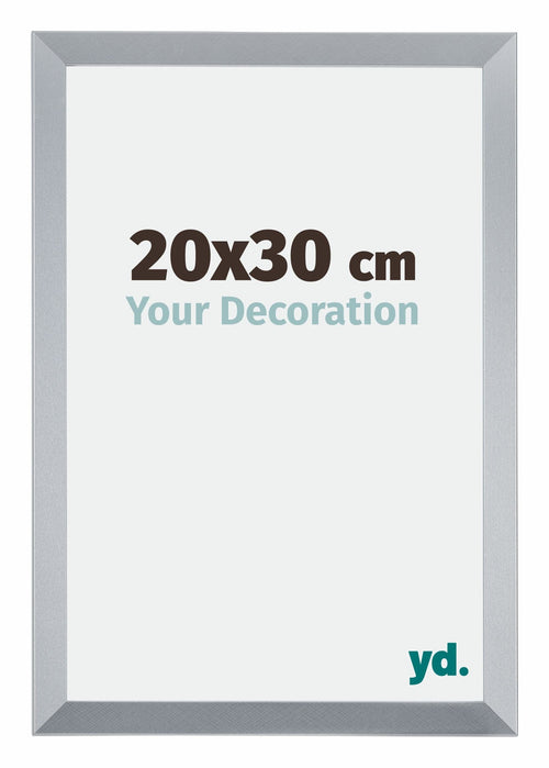 Catania MDF Fotolijst 20x30cm Zilver Maat | Yourdecoration.nl