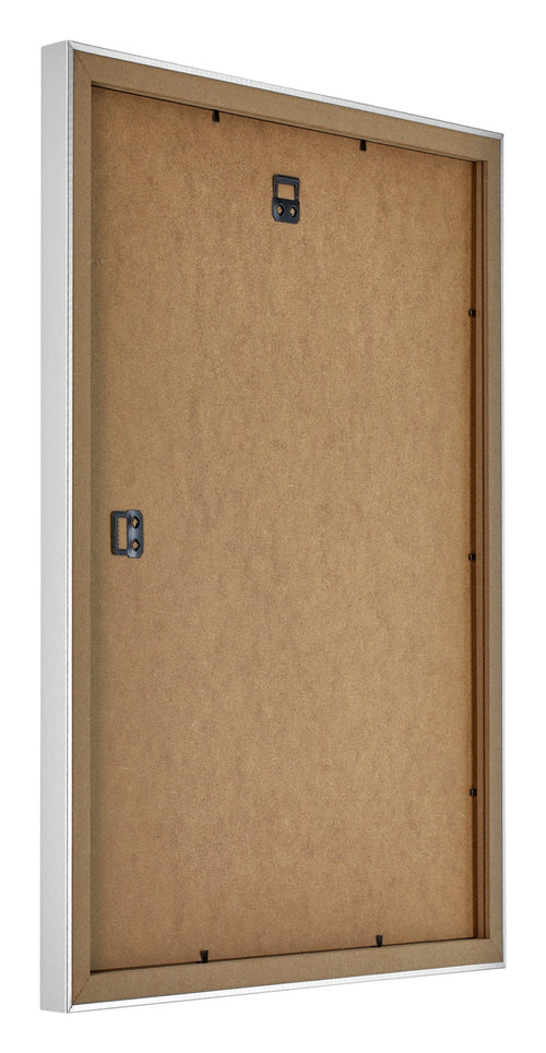 Catania MDF Fotolijst 25x30cm Zilver Achterzijde Schuin | Yourdecoration.nl