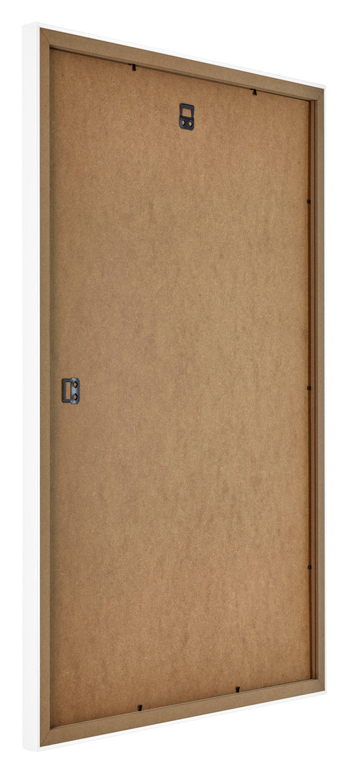 Catania MDF Fotolijst 30x42cm Wit Achterzijde Schuin | Yourdecoration.nl