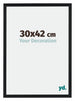 Catania MDF Fotolijst 30x42cm Zwart Maat | Yourdecoration.nl