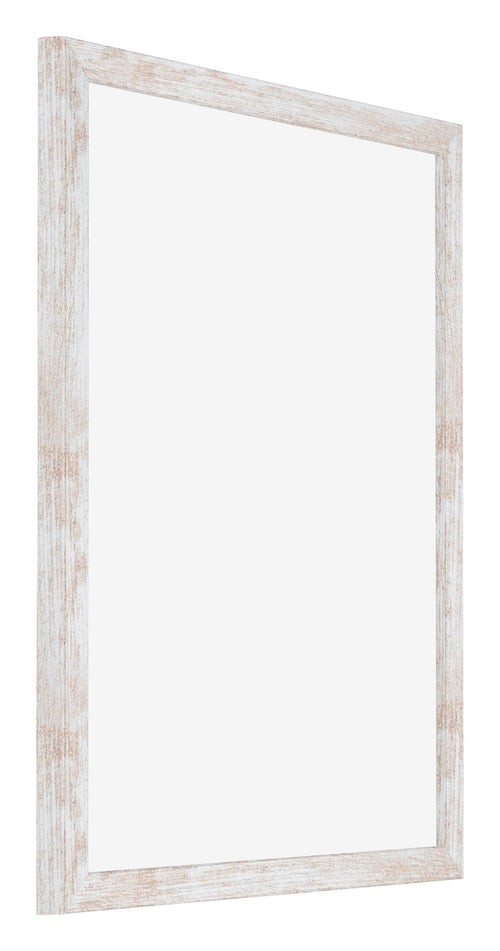Catania MDF Fotolijst 36x49cm White Wash Voorzijde Schuin | Yourdecoration.nl