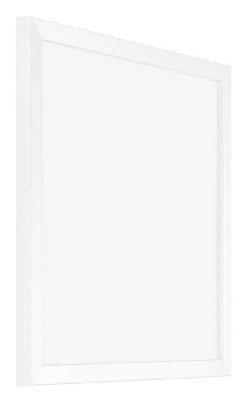 Catania MDF Fotolijst 45x45cm Wit Voorzijde Schuin | Yourdecoration.nl