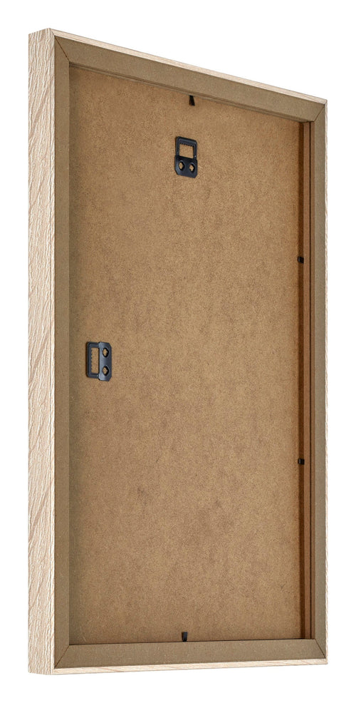 Catania MDF Fotolijst 45x60cm Eiken Achterzijde Schuin | Yourdecoration.nl
