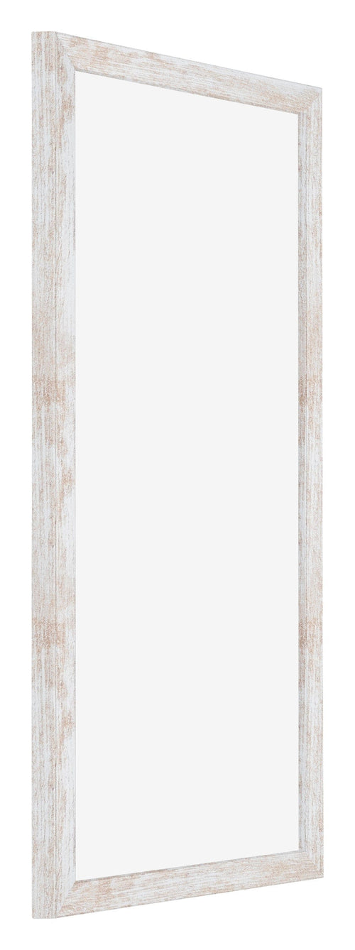 Catania MDF Fotolijst 50x100cm White Wash Voorzijde Schuin | Yourdecoration.nl