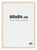 Catania MDF Fotolijst 60x84cm Eiken Maat | Yourdecoration.nl