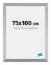 Catania MDF Fotolijst 75x100cm Zilver Maat | Yourdecoration.nl