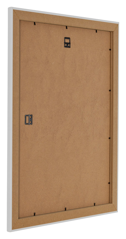 Como MDF Fotolijst 20x25cm Wit Hoogglans Achterzijde Schuin | Yourdecoration.nl