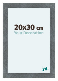 Como MDF Fotolijst 20x30cm Ijzer Geveegd Voorzijde Maat | Yourdecoration.nl