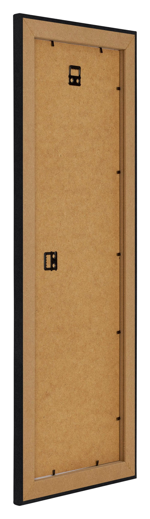 Como MDF Fotolijst 20x60cm Zwart Mat Achterzijde Schuin | Yourdecoration.nl
