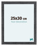 Como MDF Fotolijst 25x30cm Grijs Geveegd Voorzijde Maat | Yourdecoration.nl