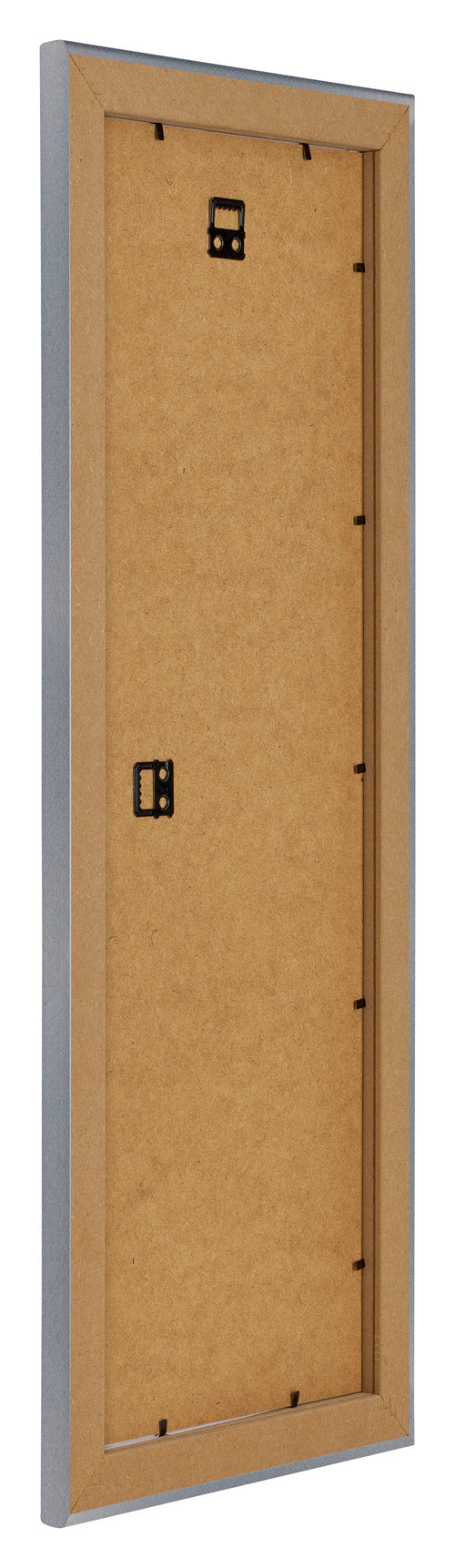 Como MDF Fotolijst 25x75cm Aluminium Geborsteld Achterzijde Schuin | Yourdecoration.nl