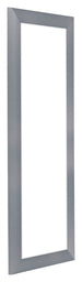 Como MDF Fotolijst 25x75cm Aluminium Geborsteld Voorzijde Schuin | Yourdecoration.nl