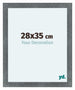 Como MDF Fotolijst 28x35cm Ijzer Geveegd Voorzijde Maat | Yourdecoration.nl