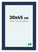 Como MDF Fotolijst 30x45cm Donkerblauw Geveegd Voorzijde Maat | Yourdecoration.nl