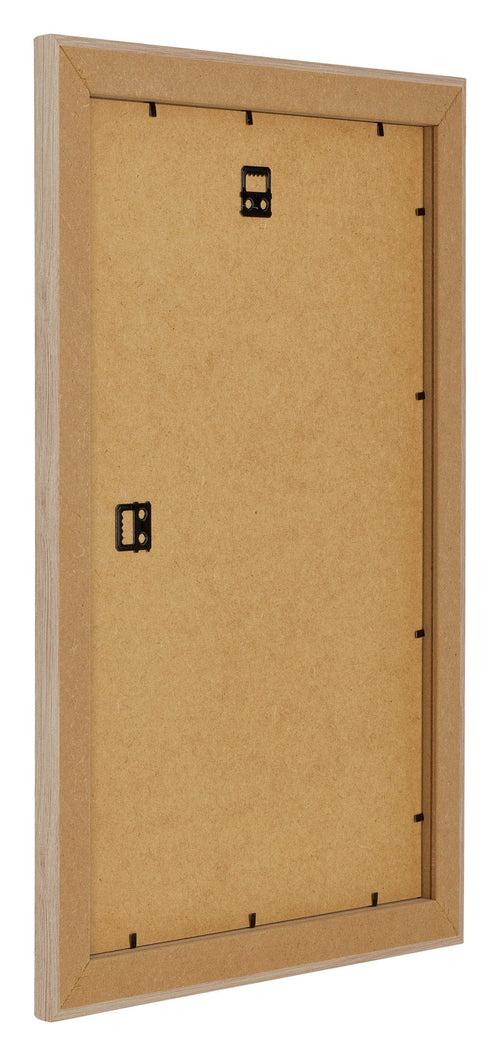 Como MDF Fotolijst 30x45cm Eiken Licht Achterzijde Schuin | Yourdecoration.nl