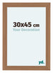 Como MDF Fotolijst 30x45cm Notenhout Licht Voorzijde Maat | Yourdecoration.nl