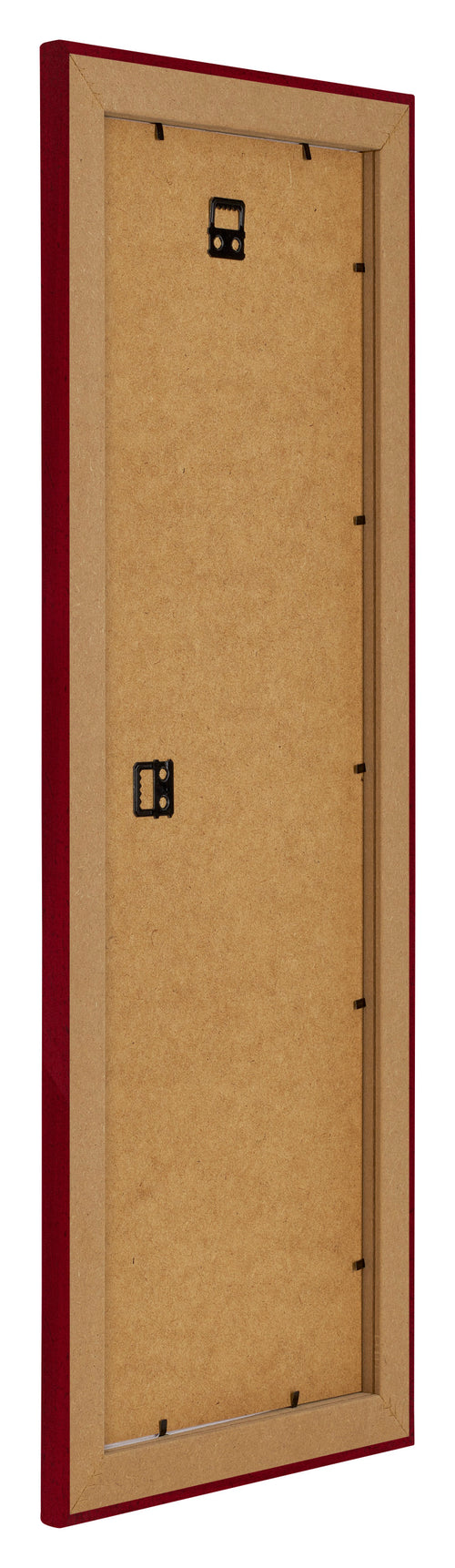 Como MDF Fotolijst 33x98cm Wijnrood Geveegd Achterzijde Schuin | Yourdecoration.nl