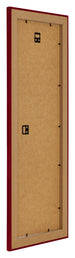 Como MDF Fotolijst 33x98cm Wijnrood Geveegd Achterzijde Schuin | Yourdecoration.nl