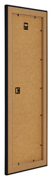Como MDF Fotolijst 33x98cm Zwart Hoogglans Achterzijde Schuin | Yourdecoration.nl