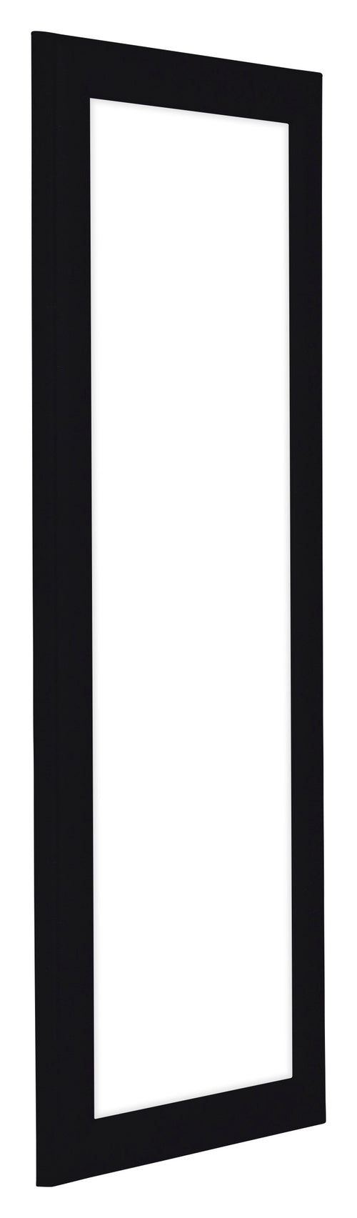 Como MDF Fotolijst 33x98cm Zwart Hoogglans Voorzijde Schuin | Yourdecoration.nl