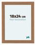 Como MDF Fotolijst 36x48cm Notenhout Licht Voorzijde Maat | Yourdecoration.nl