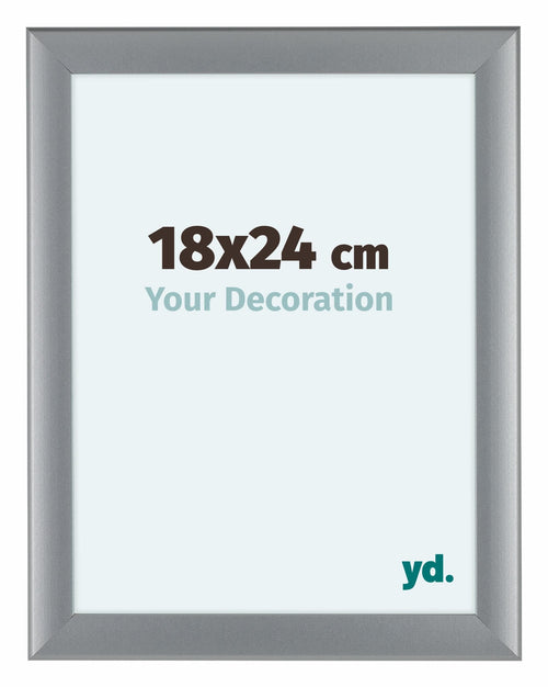 Como MDF Fotolijst 36x48cm Zilver Mat Voorzijde Maat | Yourdecoration.nl