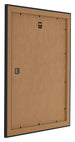 Como MDF Fotolijst 40x50cm Zwart Houtnerf Achterzijde Schuin | Yourdecoration.nl