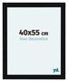 Como MDF Fotolijst 40x55cm Zwart Hoogglans Voorzijde Maat | Yourdecoration.nl