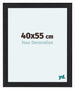 Como MDF Fotolijst 40x55cm Zwart Houtnerf Voorzijde Maat | Yourdecoration.nl