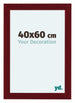 Como MDF Fotolijst 40x60cm Wijnrood Geveegd Voorzijde Maat | Yourdecoration.nl