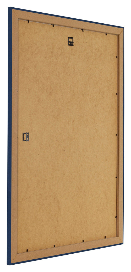 Como MDF Fotolijst 42x60cm Donkerblauw Geveegd Achterzijde Schuin | Yourdecoration.nl