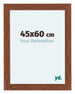 Como MDF Fotolijst 45x60cm Notenboom Voorzijde Maat | Yourdecoration.nl