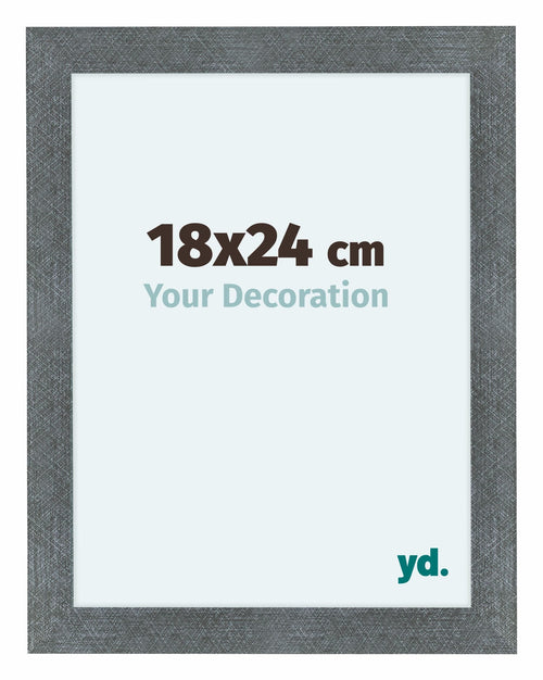Como MDF Fotolijst 48x64cm Ijzer Geveegd Voorzijde Maat | Yourdecoration.nl