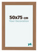 Como MDF Fotolijst 50x75cm Notenhout Licht Voorzijde Maat | Yourdecoration.nl