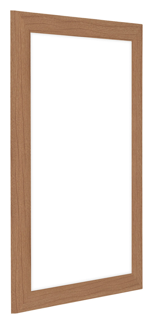 Como MDF Fotolijst 50x75cm Notenhout Licht Voorzijde Schuin | Yourdecoration.nl