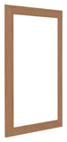 Como MDF Fotolijst 50x75cm Notenhout Licht Voorzijde Schuin | Yourdecoration.nl